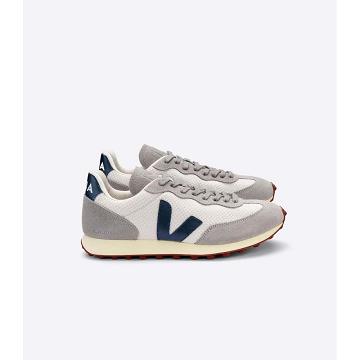 Men's Veja RIO BRANCO HEXAMESH Running Shoes Grey/Blue | ZA 167WNB